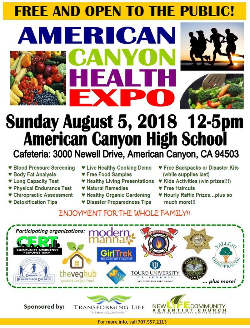 6th Annual American Canyon Health Expo