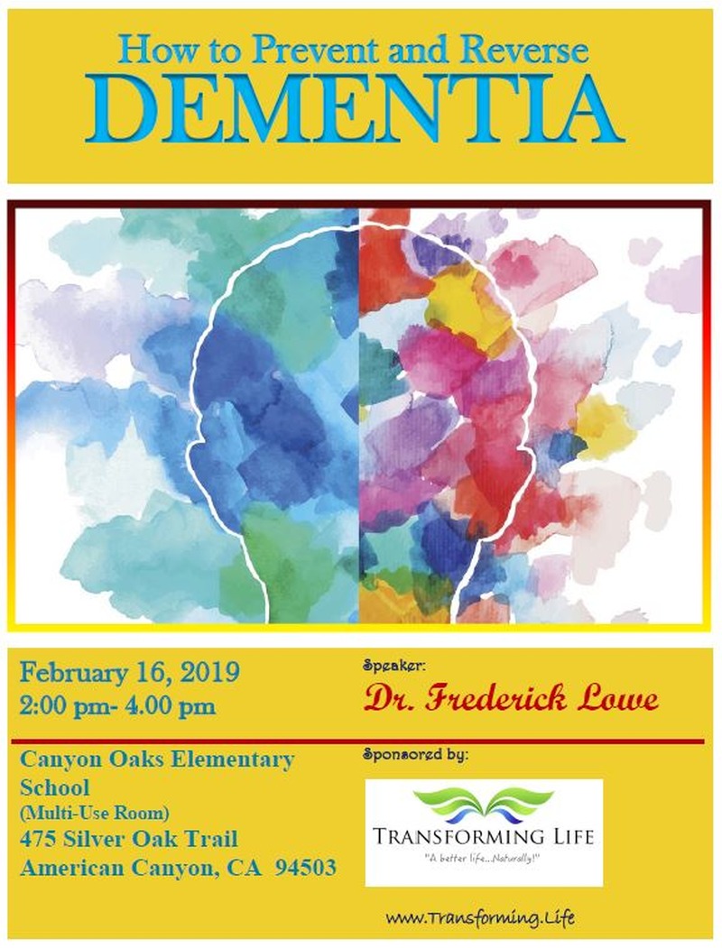 Wellness Corner - How to Prevent and Reverse Dementia: Feb. 16