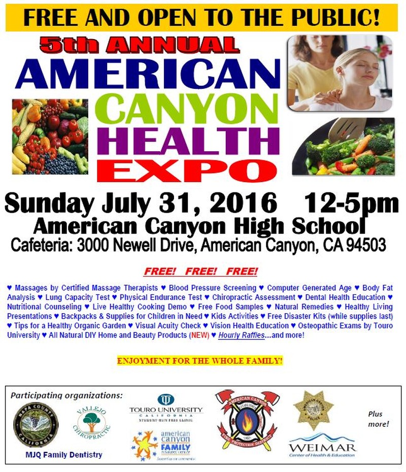 5th Annual American Canyon Health Expo